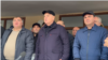 Abkhaz leader Aslan Bzhania (center) spoke to his supporters from his native coastal village of Tamysh, some 40 kilometers from Sukhumi.