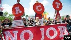 Un protest la Berlin împotriva șomajului printre tineri 