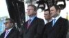 Președintele Mihai Ghimpu, comisarul UE Stefan Fule și premierul Vlad Filat la Chișinău