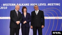 Miguel Angel Moratinos, Catherine Ashton, Sven Alkalaj (Bosnia Herțegovina) 