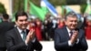 Özbegistan, türkmen we özbek prezidentleri. 24-nji aprel, 2018 ý.