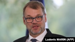 Premierul finlandez Juha Sipilä la Helsinki, 2018