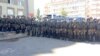 Правоохоронці біля будівлі суду. Київ, 9 серпня 2016 року